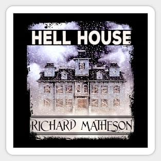 Hell House - haunted house cover tribute - distressed Sticker